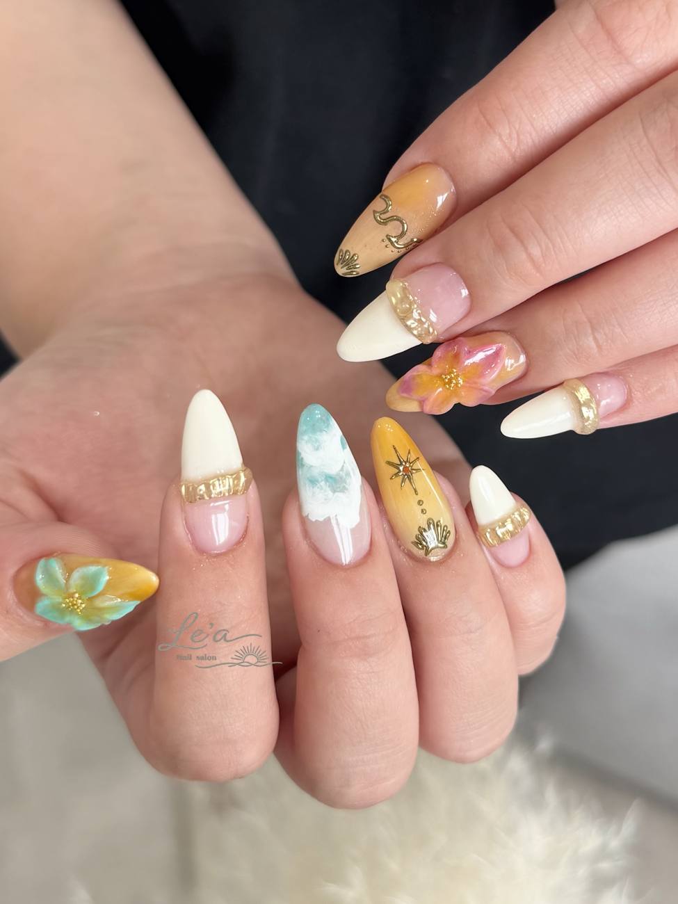 フローラルネイル